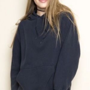 Brandy Melville John Galt Navy Blue Christy Hoodie